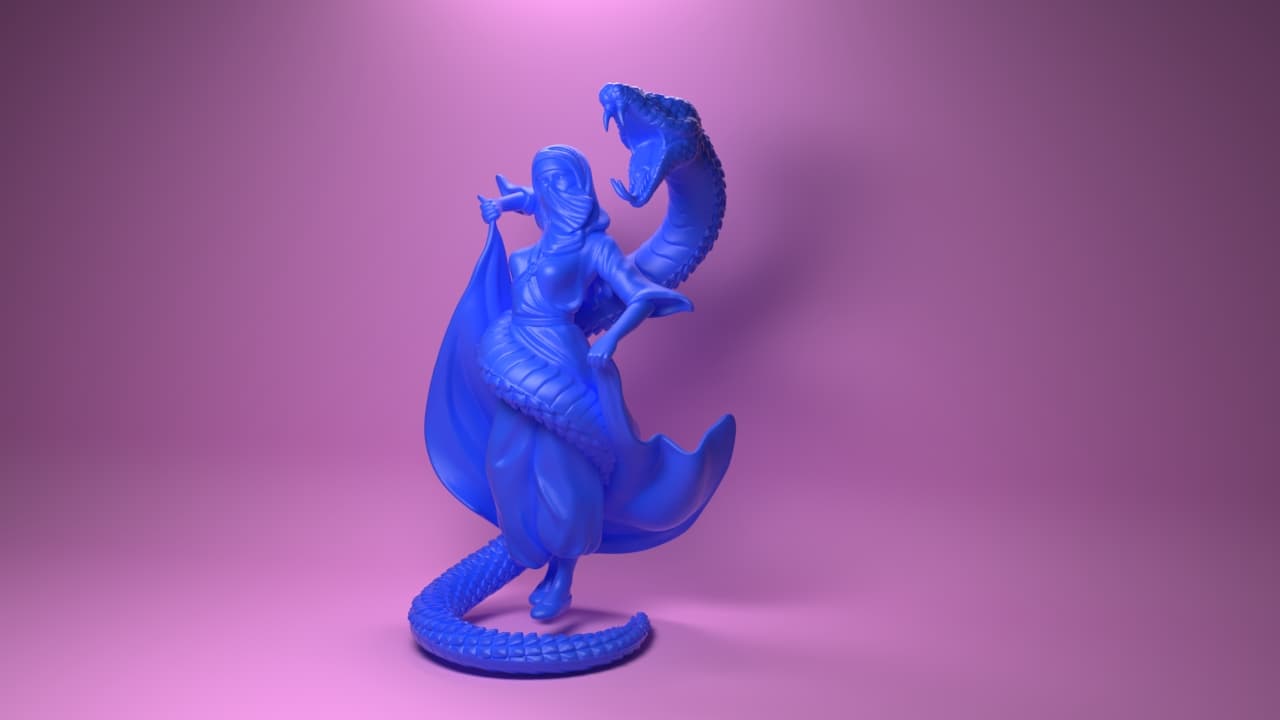lady cobra.stl 3d model