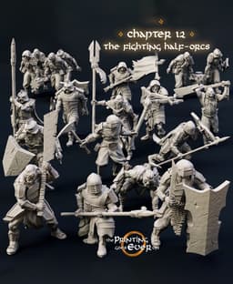 Customizer Modular Bundle - Half-Orcs 3d model