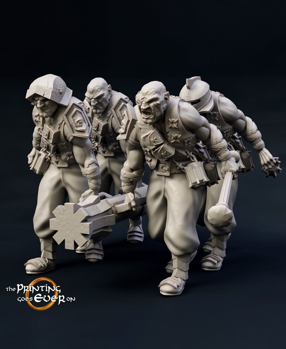Customizer Modular Bundle - Half-Orcs 3d model
