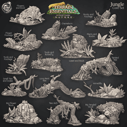 Jungle Set (Pre-Supported) 3d model