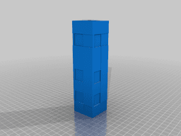 Minecraft torch lamp 3d model