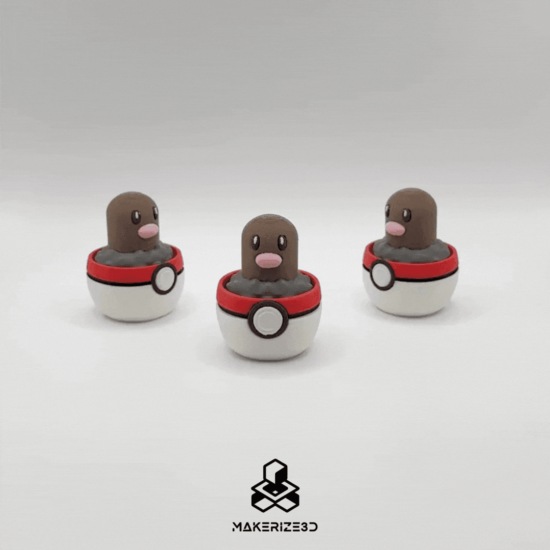 Diglett Clicker 3d model