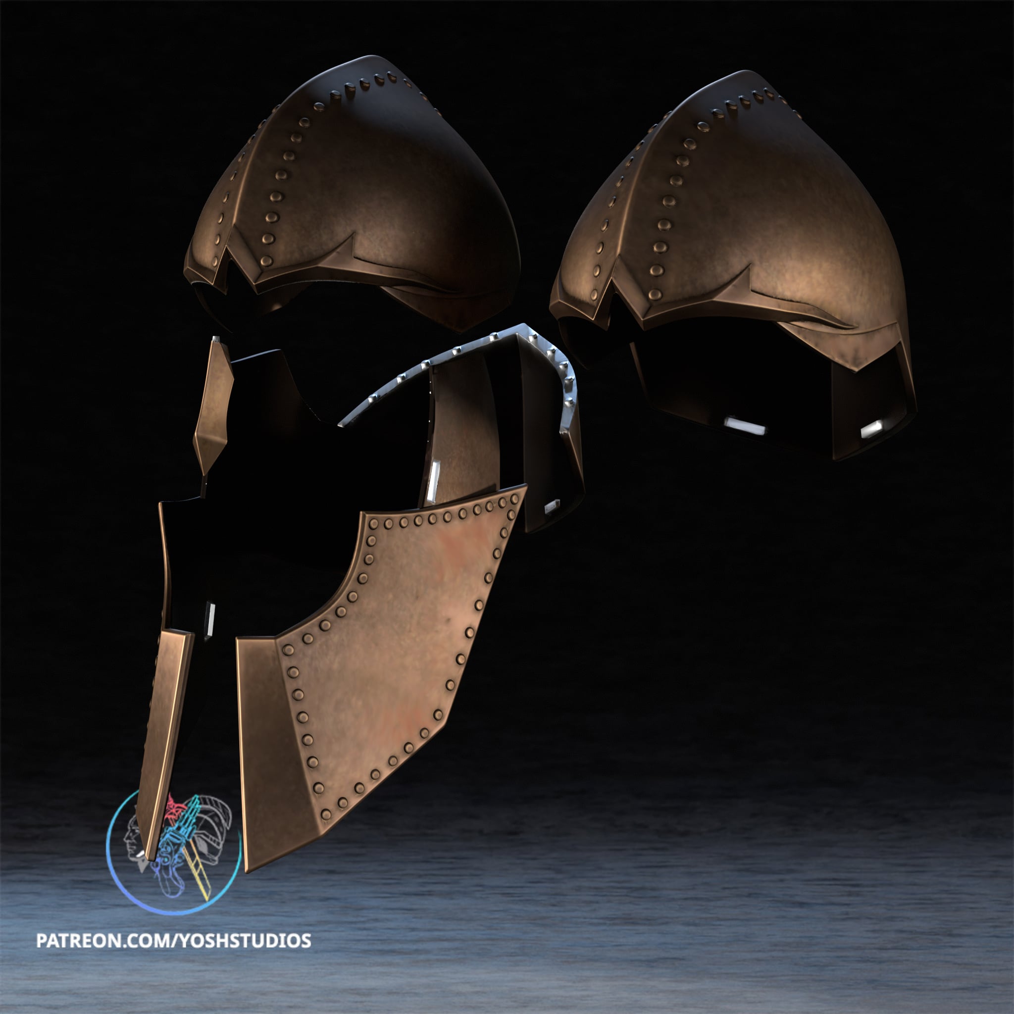 Guard Helmet 3D Printer File STL 3d model
