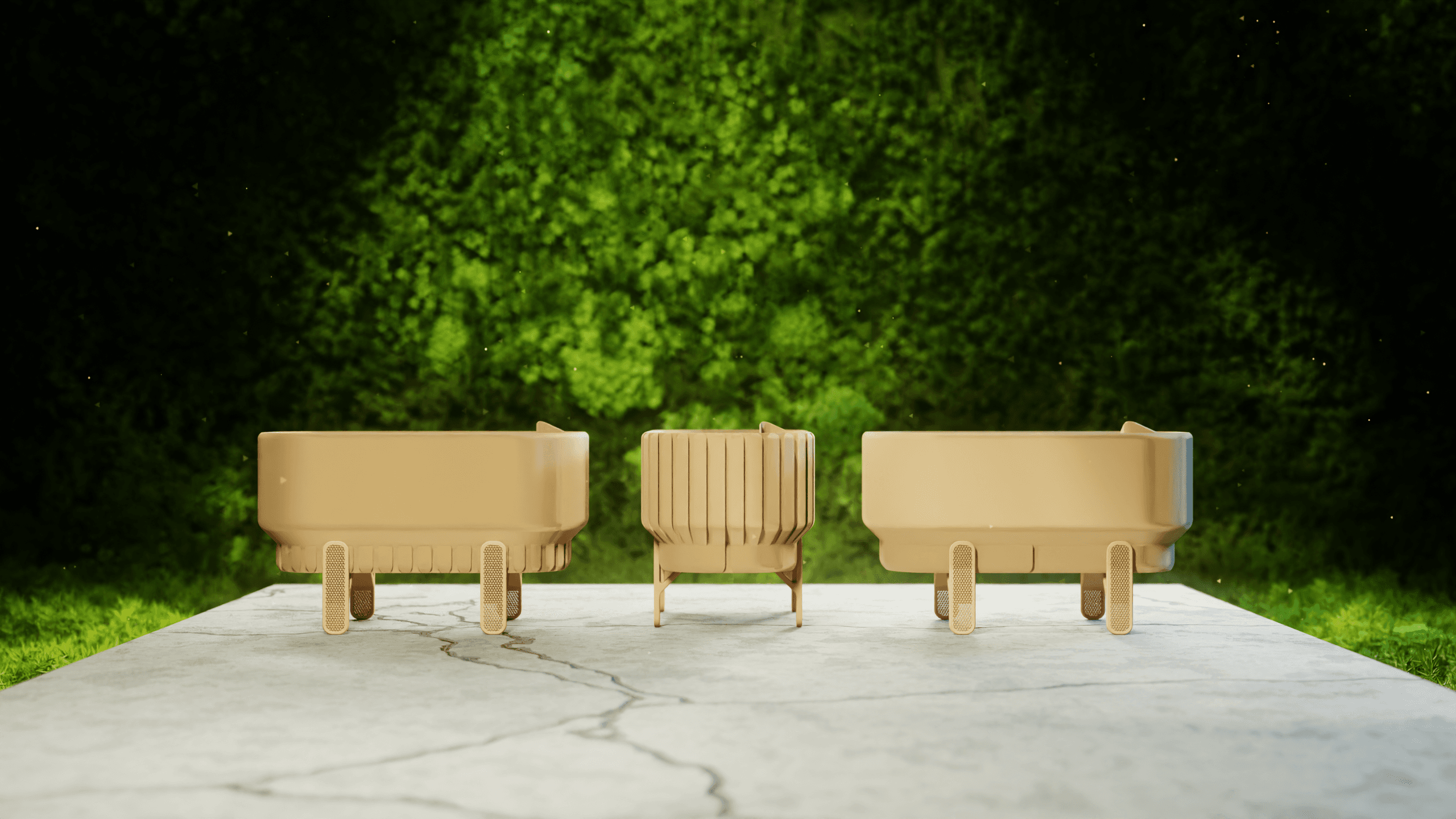 Plant Pot DM: 3 Designs 3d model