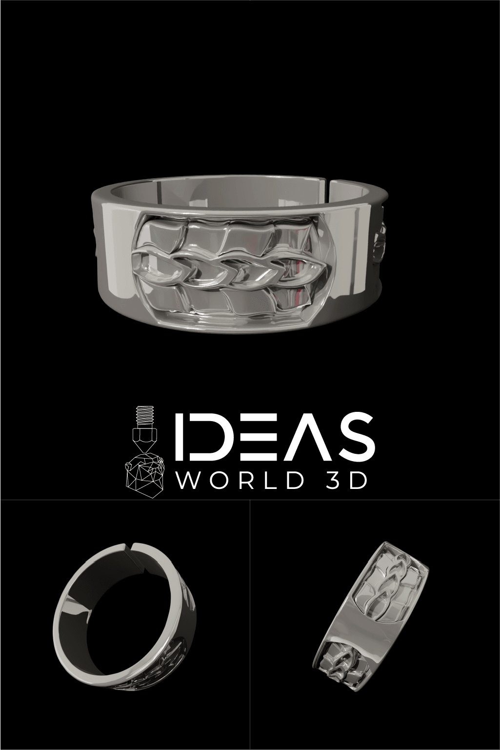 Fashion Bracelet 3d model