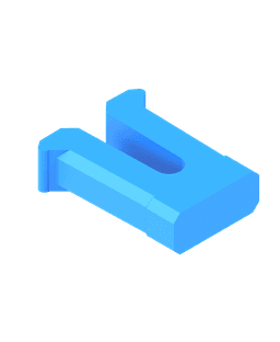 Shell-to-Plate Corner Pin 3d model