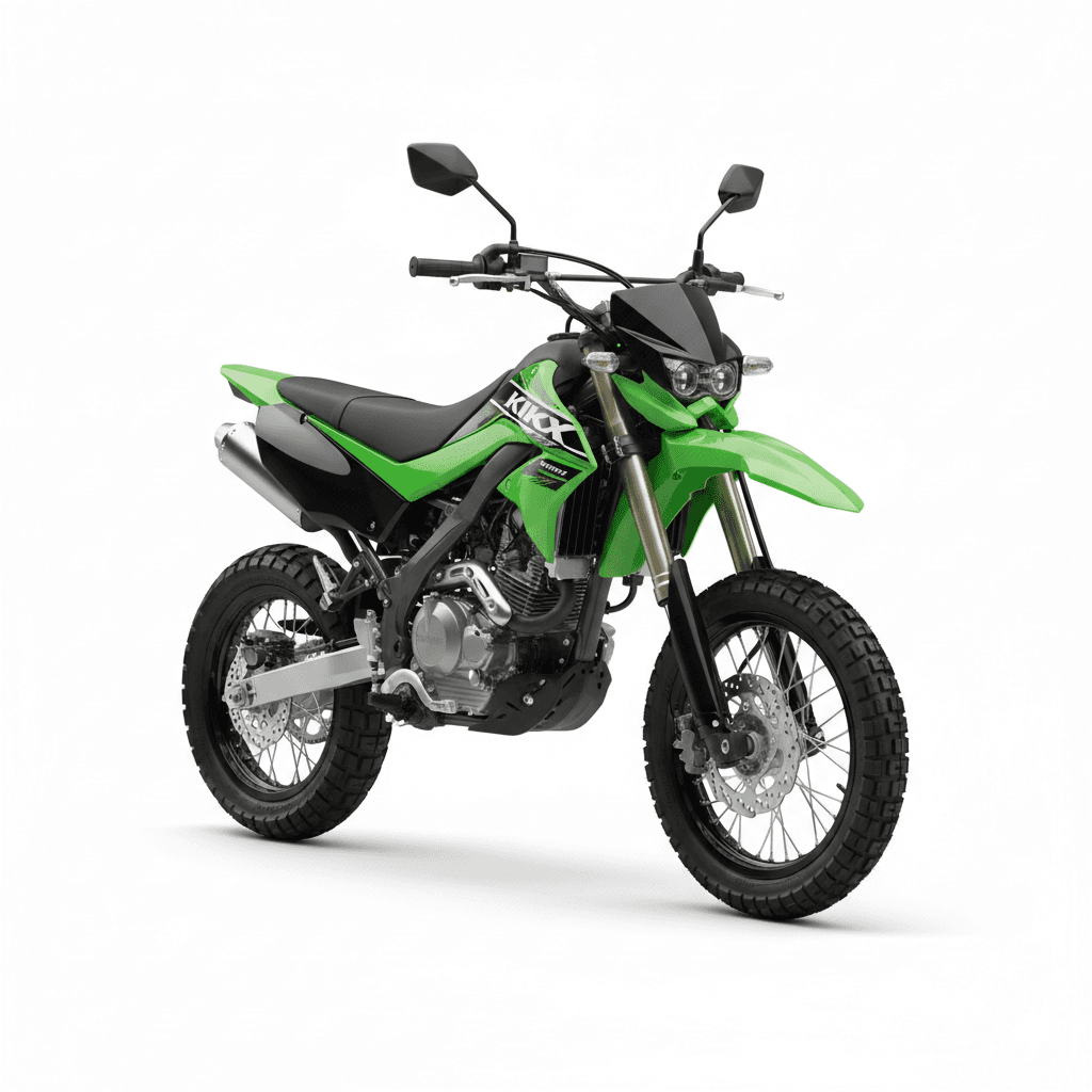 Kawasaki KLX110 Dirt Bike Motorcycle 3d model