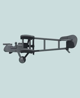1:144 Airco D.H.2 3d model
