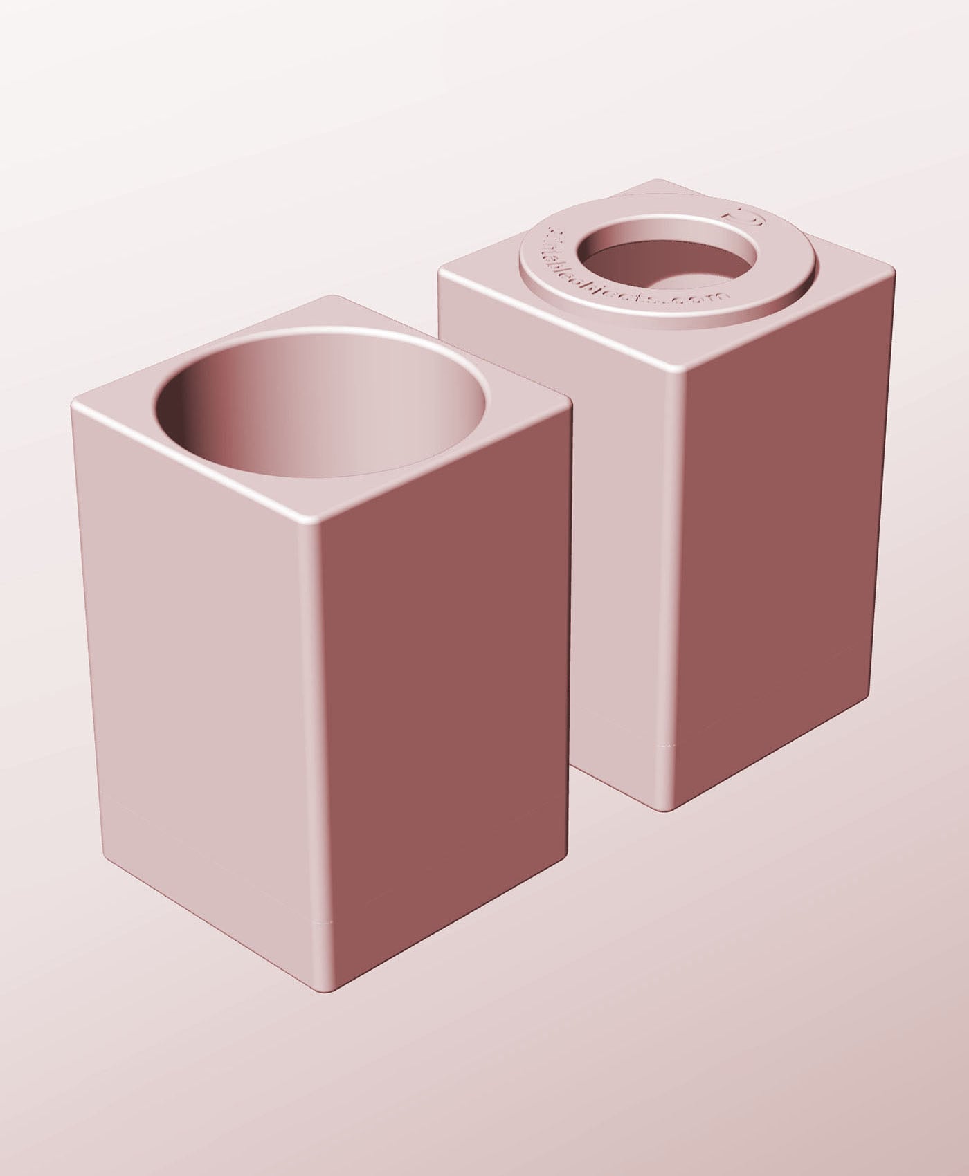 CS68-115-P Modular pierced component container modern decor 3d model