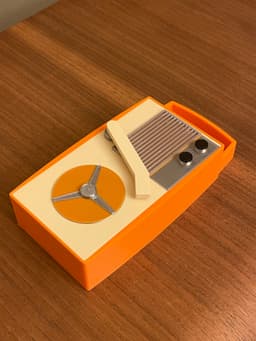 Mini 60s Record Player Bluetooth Speaker 3d model