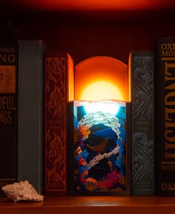 Ocean Sunset Book Nook 3d model