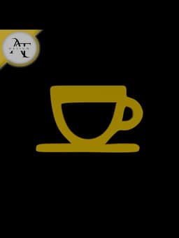 Simple Coffee Cup Symbol - 2D Art 3d model