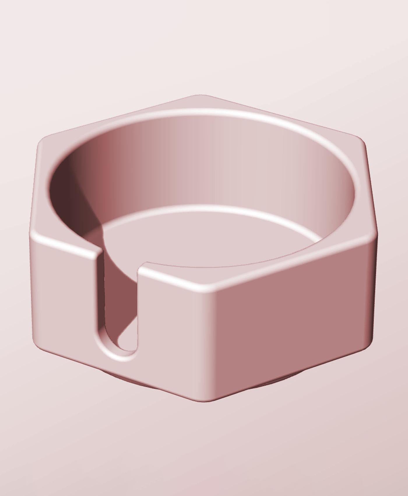 CH68-30-S Stackable slotted bin box module for creative decor 3d model