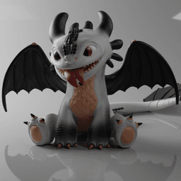 Toothless_cute baby Night Fury 3d model