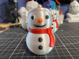 Snowman Lights 3d model