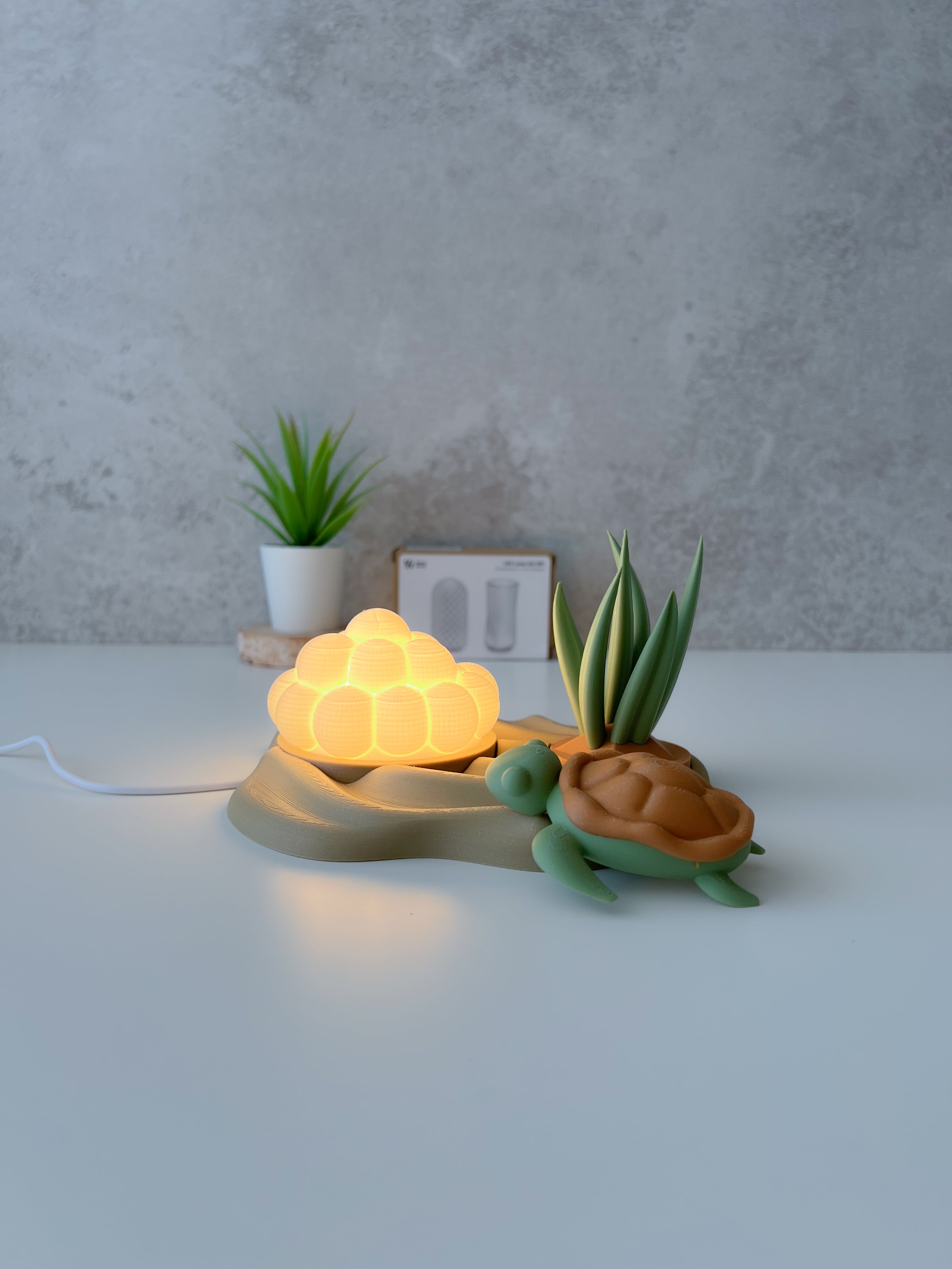 Turtle Eggs Lamp 3d model