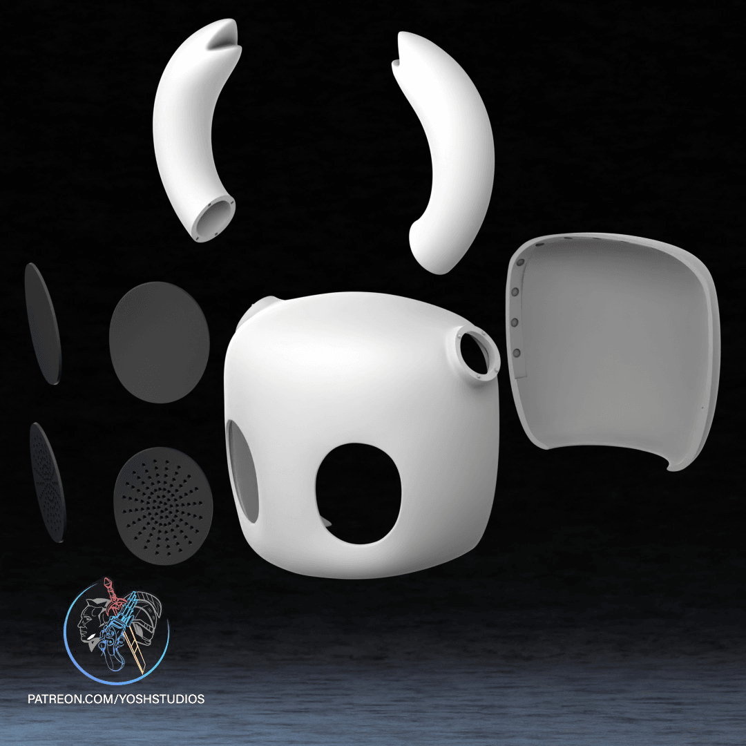 Hollow Knight Mask 3D Printer File STL 3d model