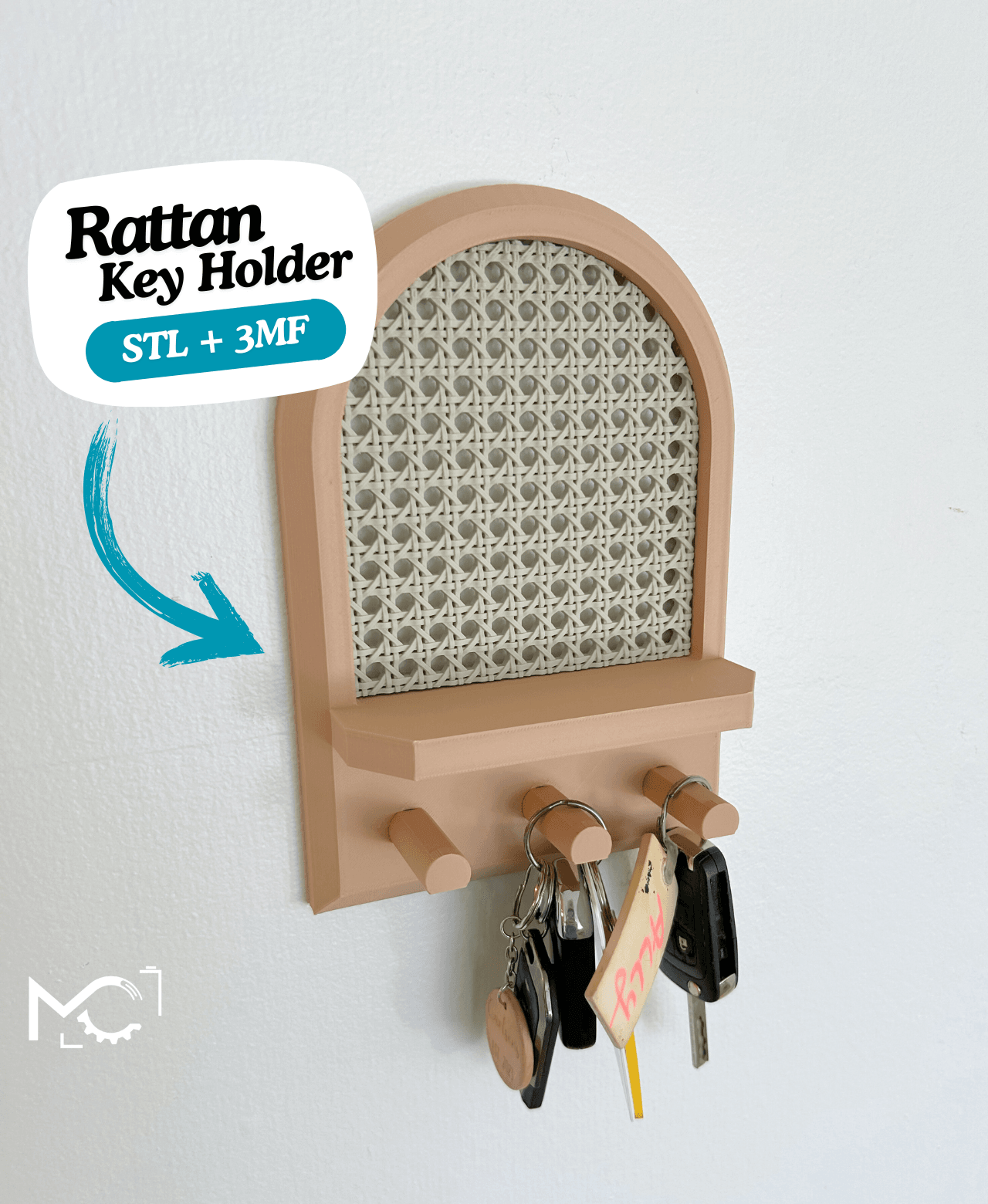 RattanKeyHolder 3d model