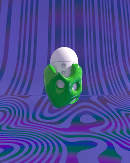 V5 ABSTRACT AIRPODS PRO 1/2 CASE 3d model