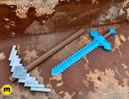 Minecraft_Sword_Smooth_Blade_Part_01_3Demon.stl 3d model