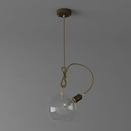 Glass lamp, SKU. 465 by Pikartlight 3d model