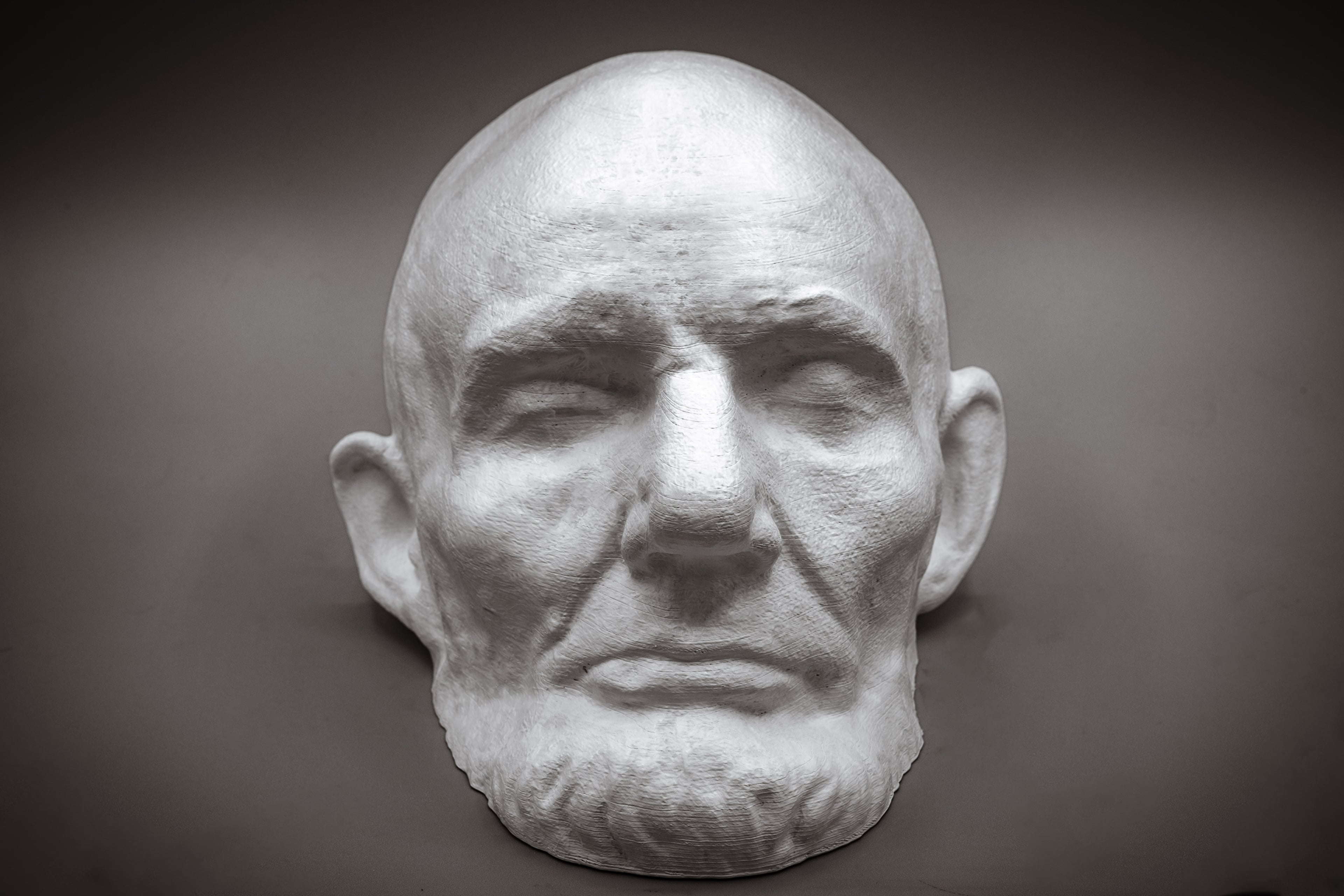 Abraham Lincoln Death Mask (Pre Supported) 3d model