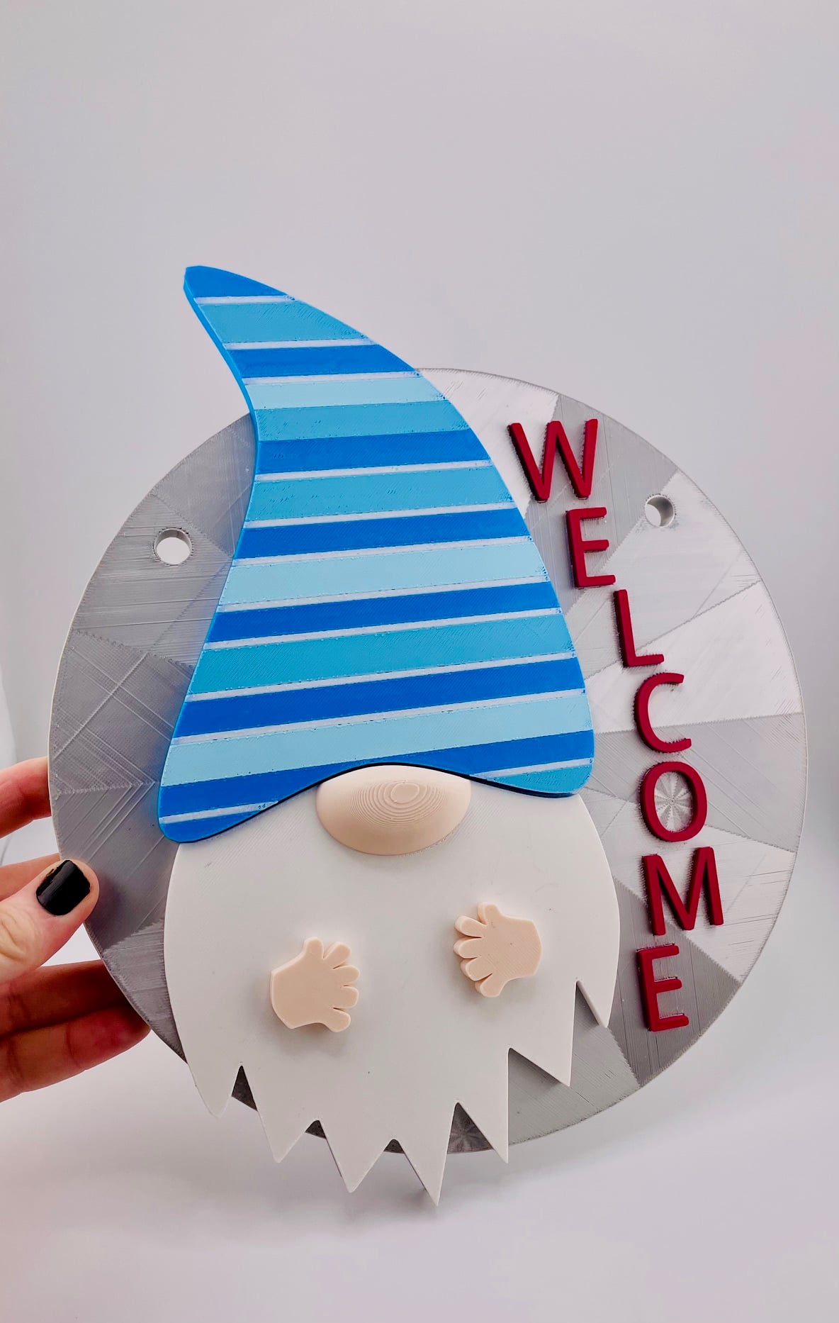Modular Gnome Welcome Sign 3d model