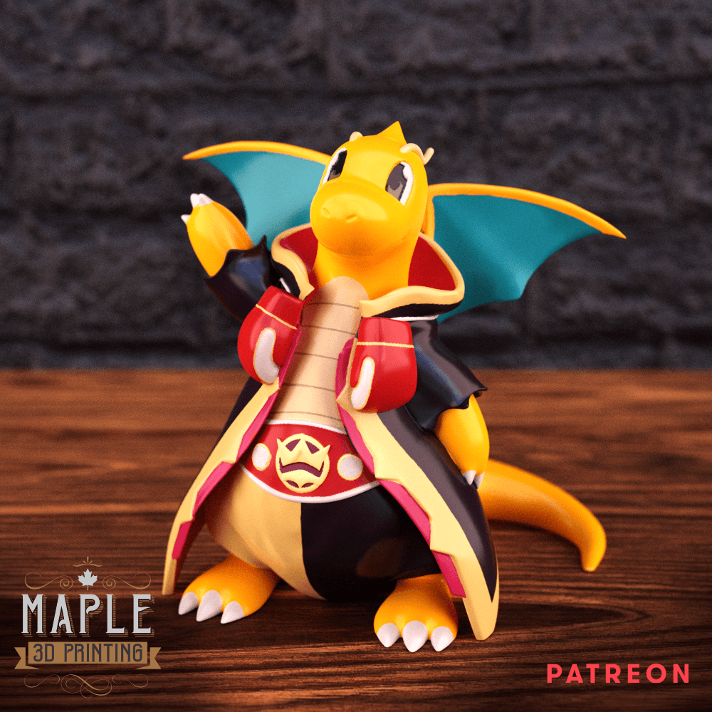 Dragonite - Champion - Pokemon 3d model
