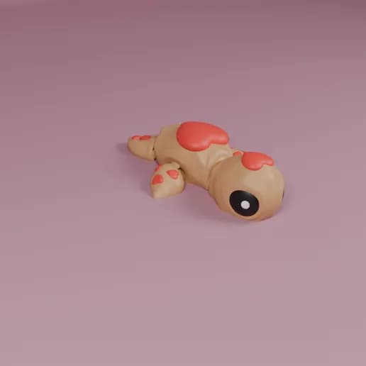 Turtle Love 3d model