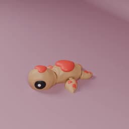 Turtle Love 3d model