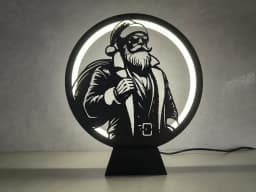 Christmas Panels for Ring Lamp 3d model