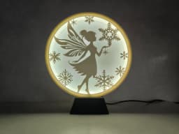 Christmas Panels for Ring Lamp 3d model