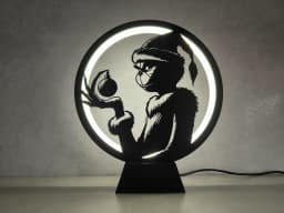 Christmas Panels for Ring Lamp 3d model