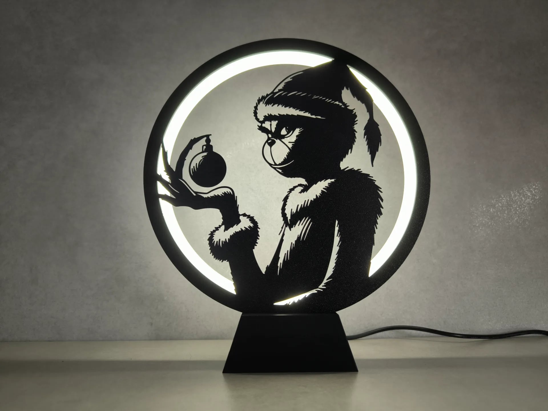 Christmas Panels for Ring Lamp 3d model