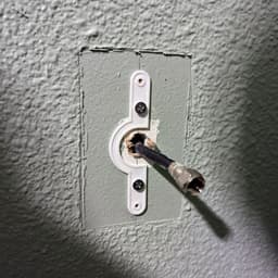 Coax Wall Plate Mounting Strap 3d model