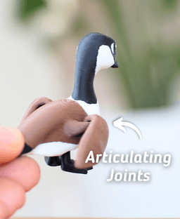 Grumpy Goose - Articulated Fidget Goose 3d model