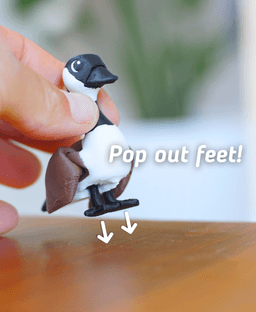 Grumpy Goose - Articulated Fidget Goose 3d model