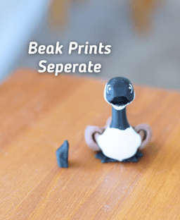 Grumpy Goose - Articulated Fidget Goose 3d model