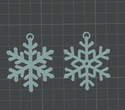 Crochet Snowflake 3d model