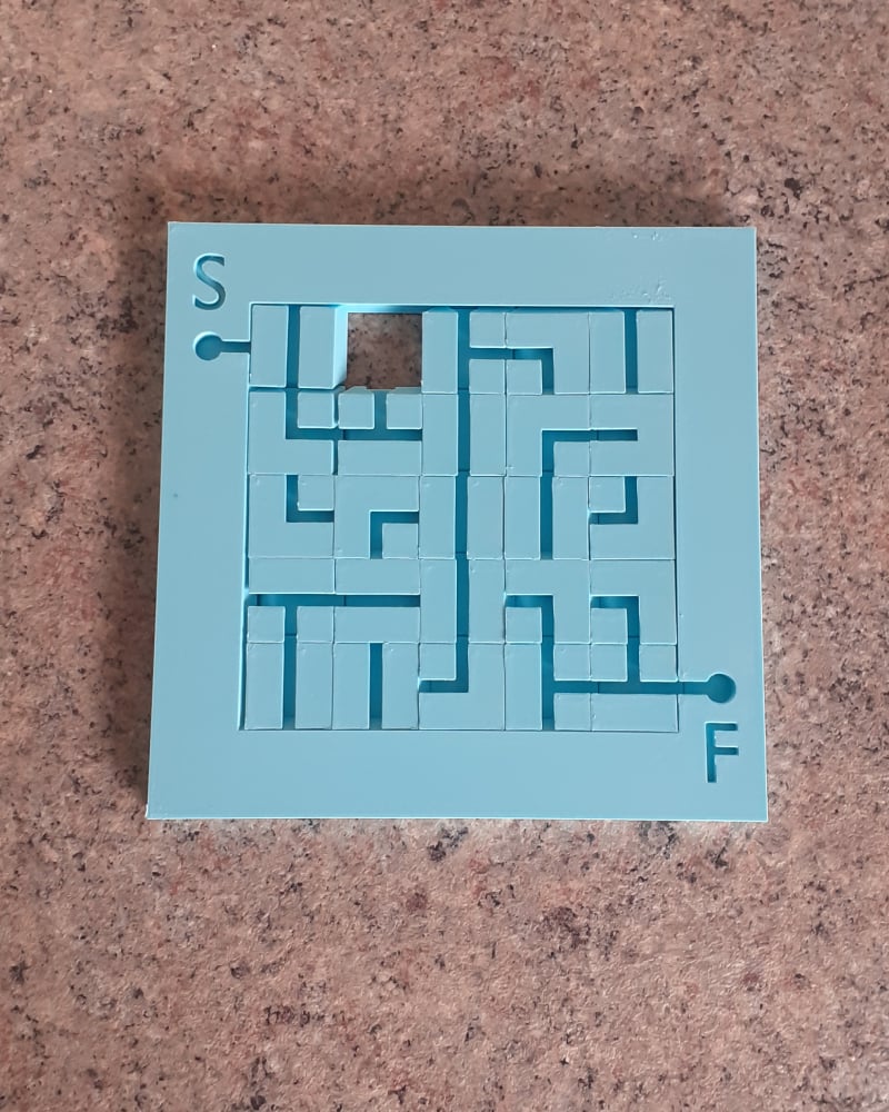 Slider Maze Level 1 3d model