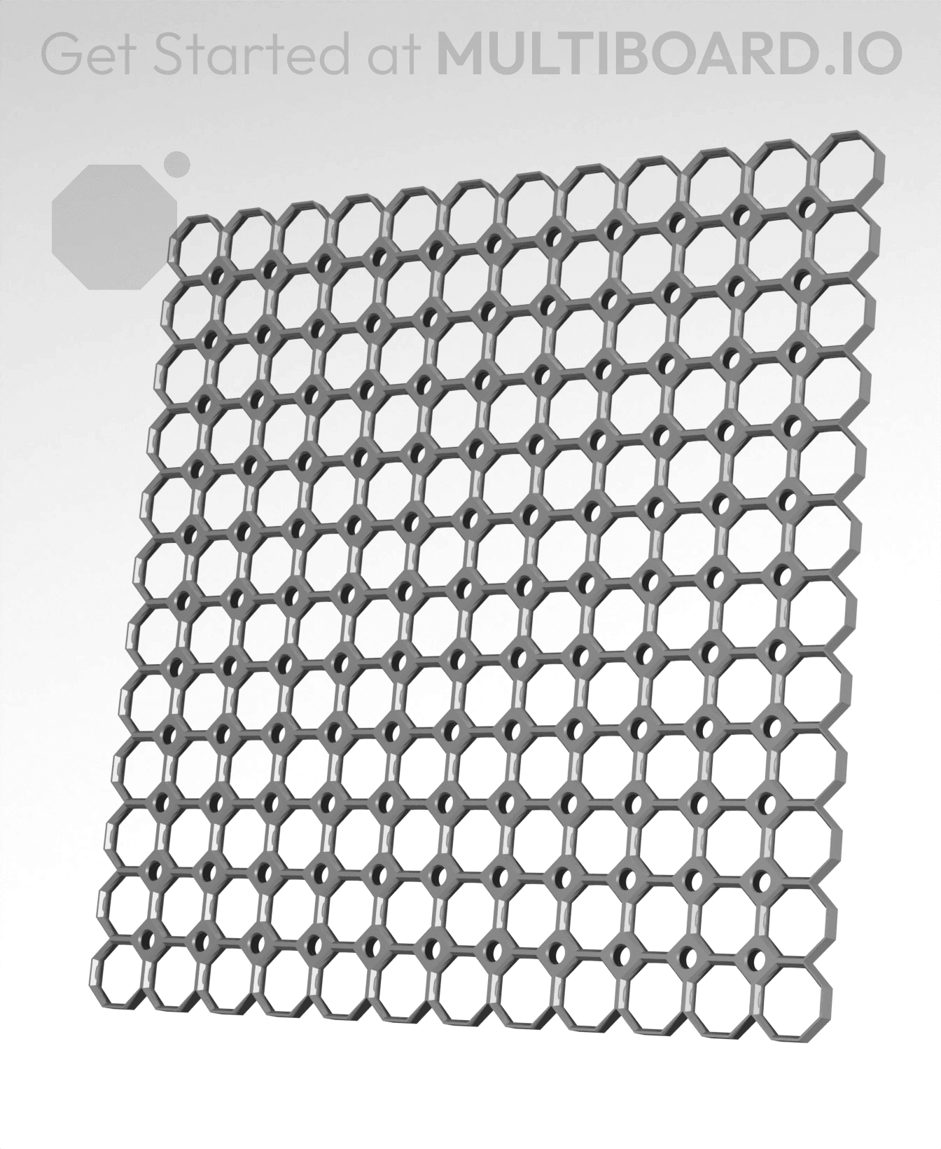 12x12 Multiboard Corner Legacy Tile 3d model