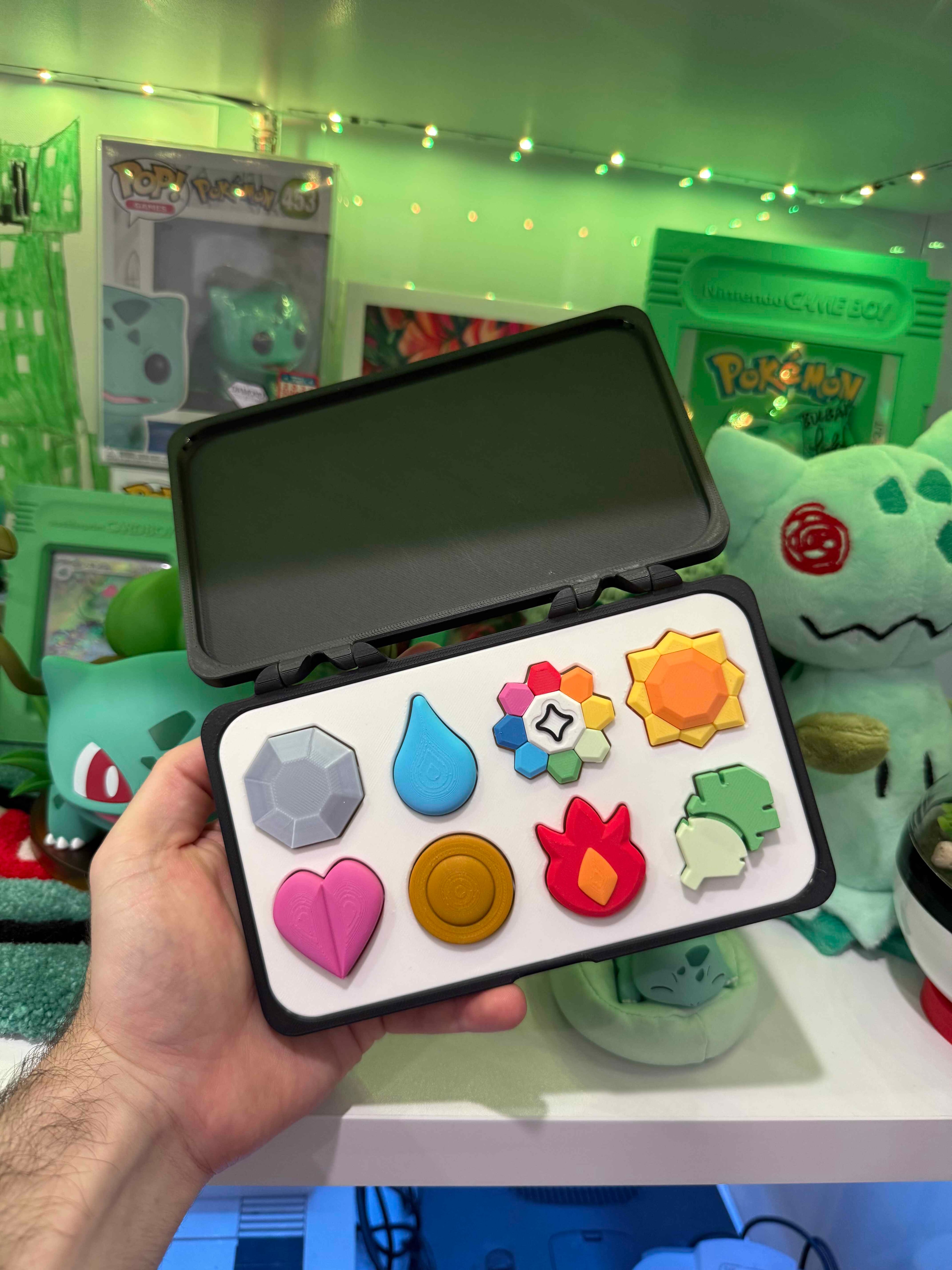 Pokemon Kanto Badge Fidget Collection 3d model