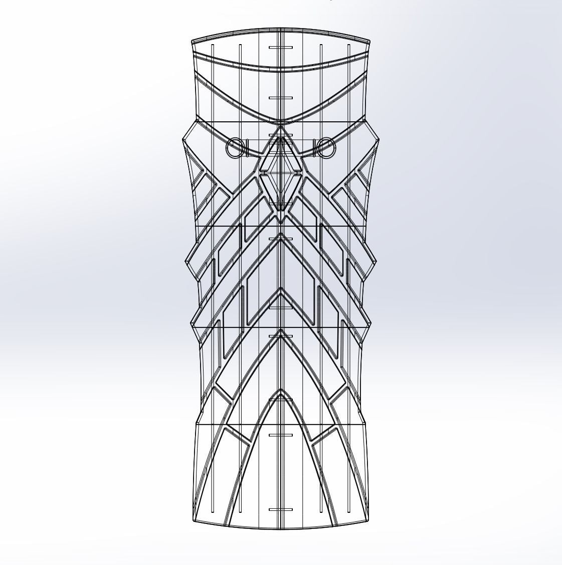 Bofuri Shield 3D-Printable Assembly 3d model