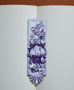 Easter Bookmark - Hueforge - 4 colors 3d model