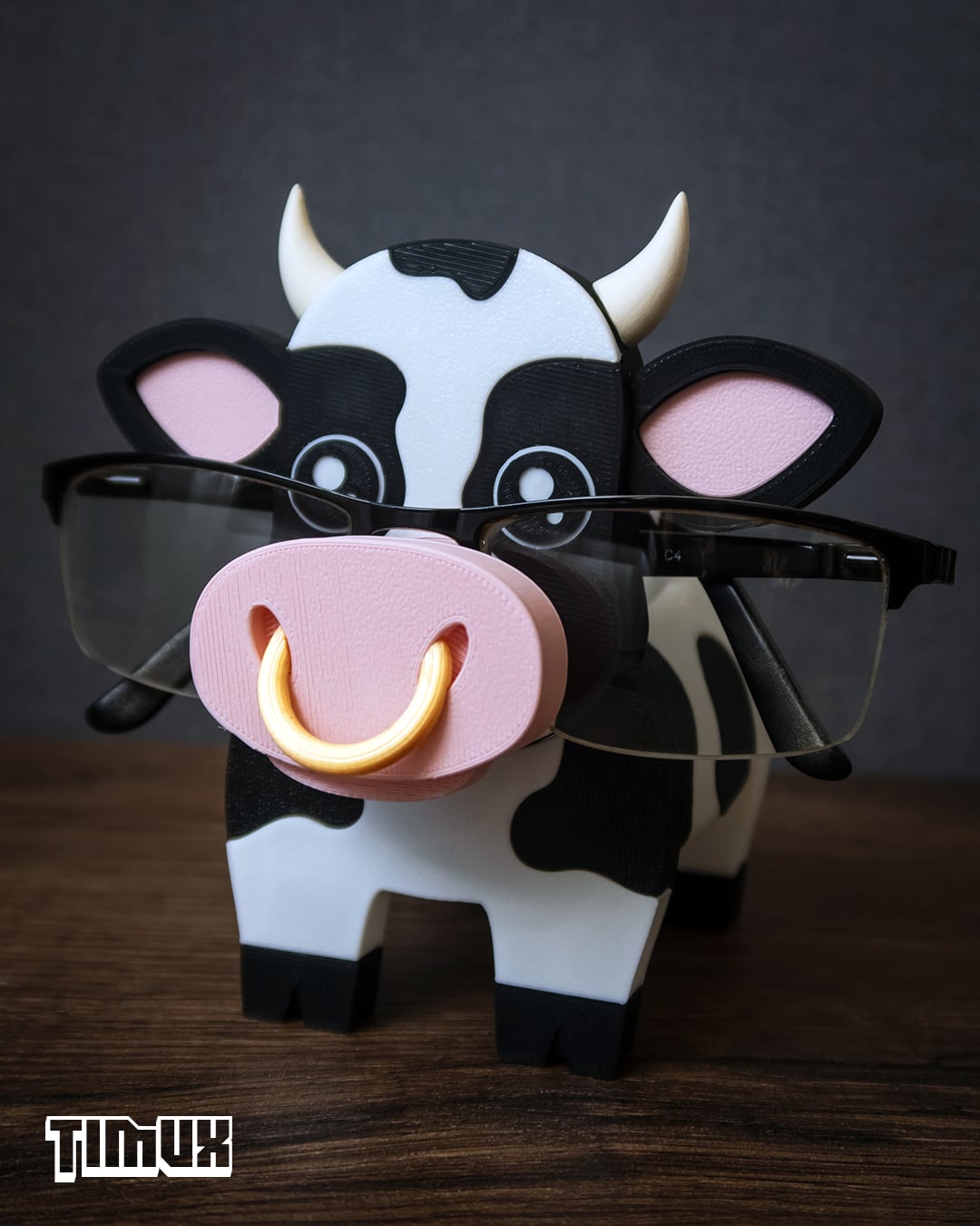 COW GLASSES HOLDER 3d model