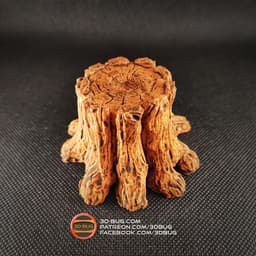 Decorative Tree Stump 3d model