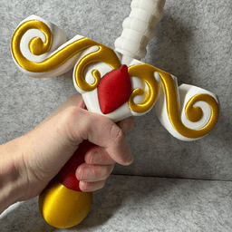 Pool Noodle Sword Handle! Filigree Fun! 3d model