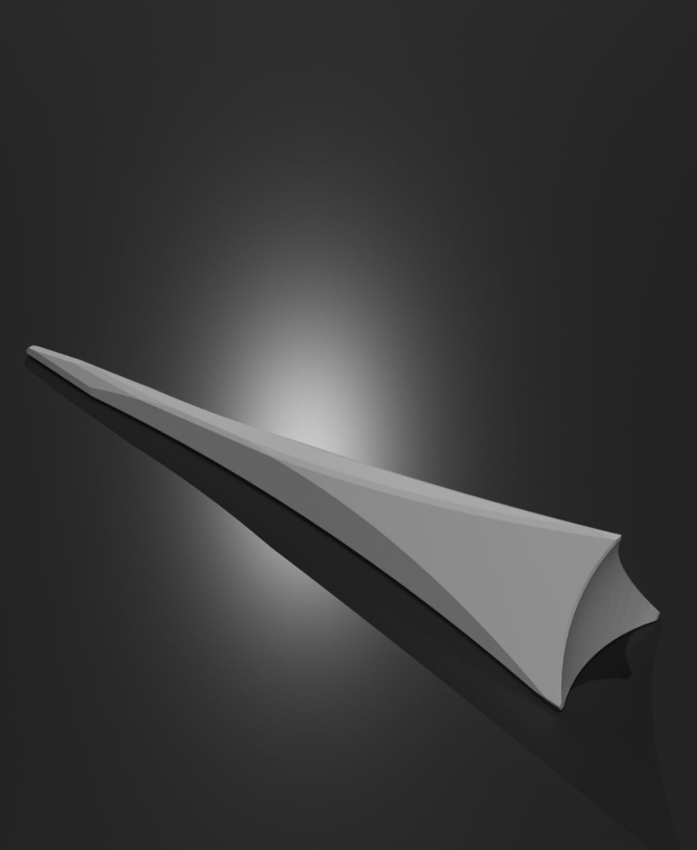 Triangular Golf Tee 3d model