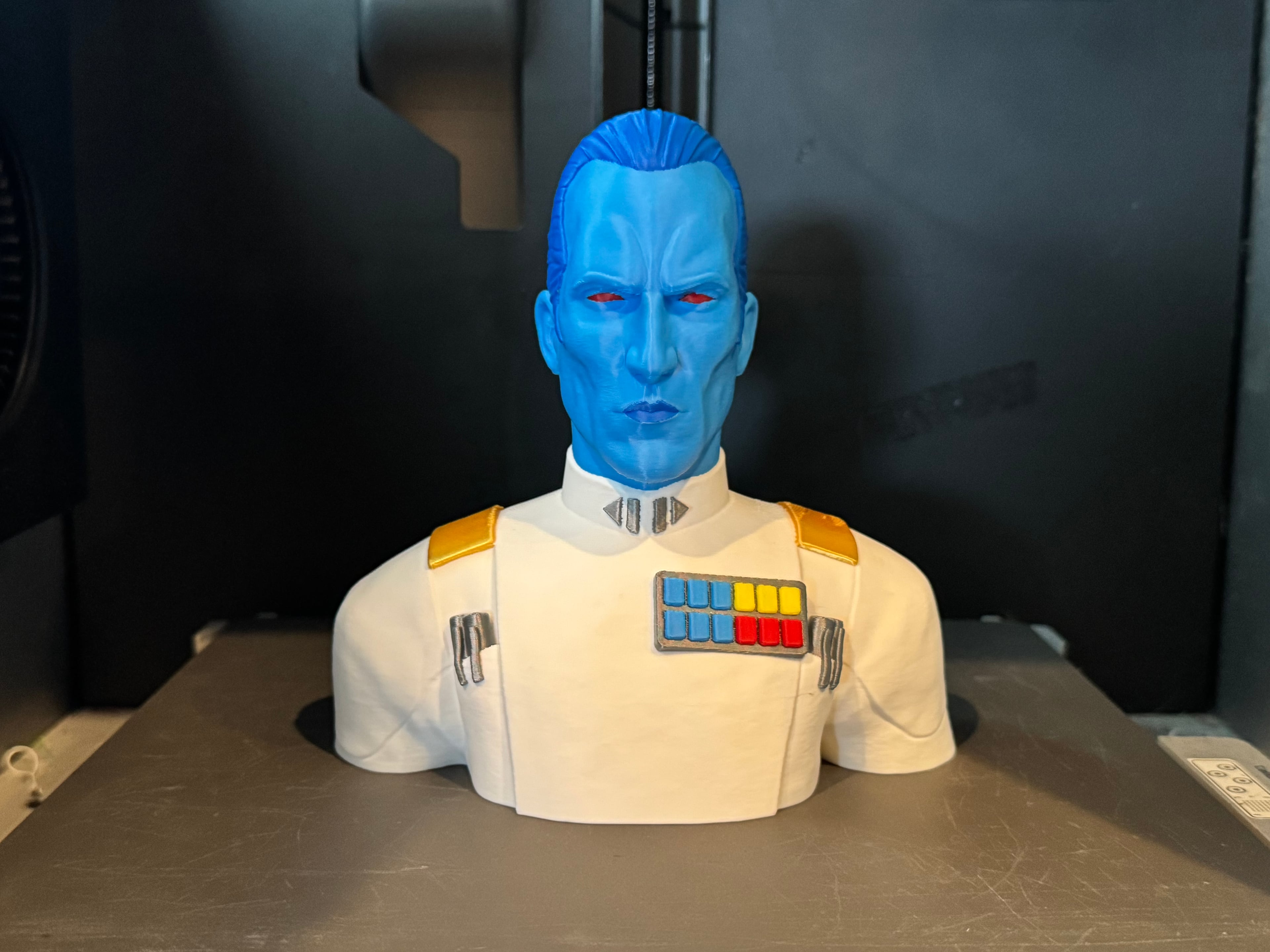 Thrawn Starwars Bust 3d model