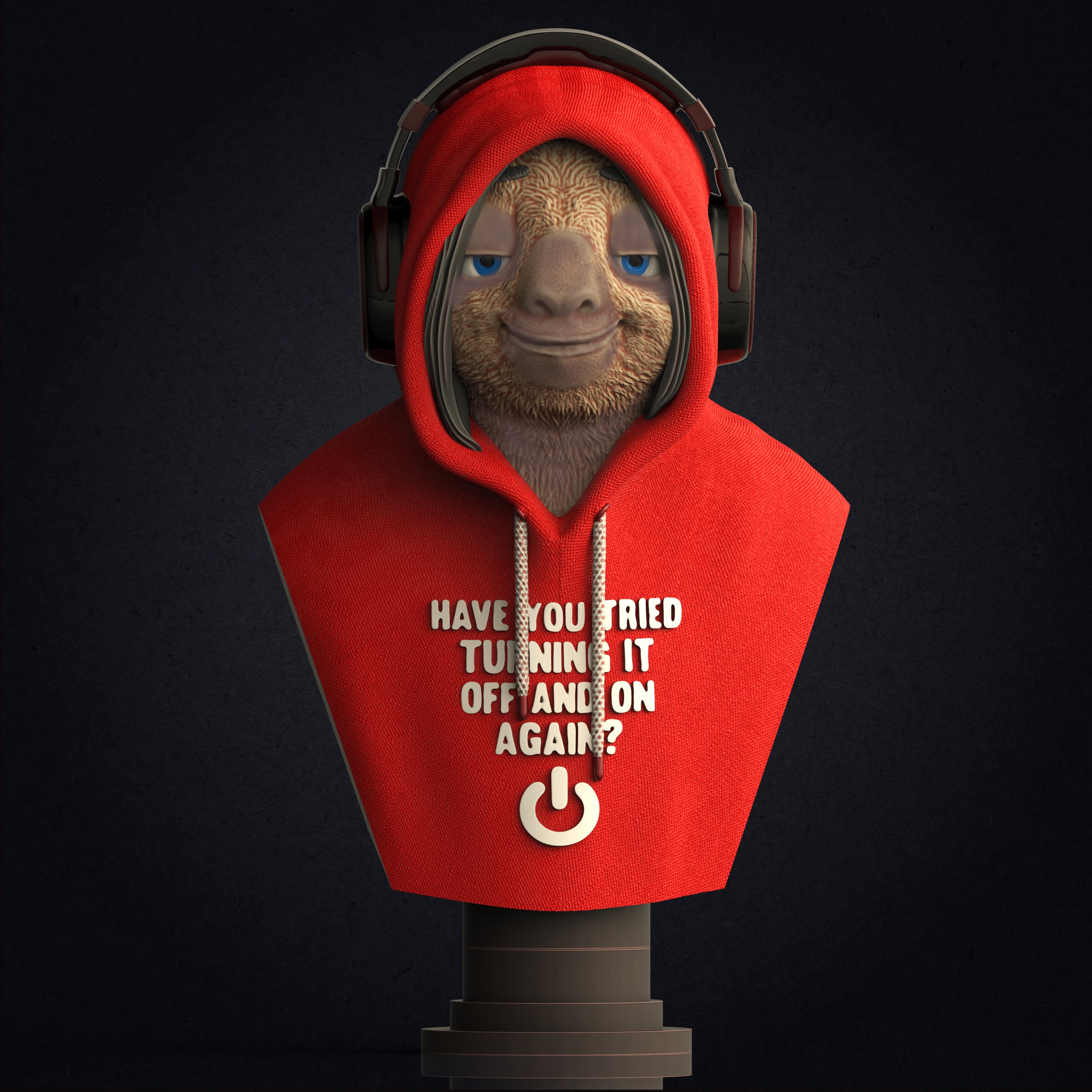 Todd the IT guy (Pre-Supported) 3d model